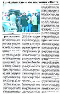 LA KALENTICA A DE NOUVEAUX CLIENTS